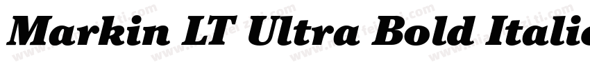 Markin LT Ultra Bold Italic字体转换